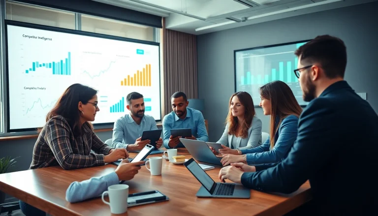 Analyze competitive intelligence faqs in a collaborative business meeting with diverse stakeholders.