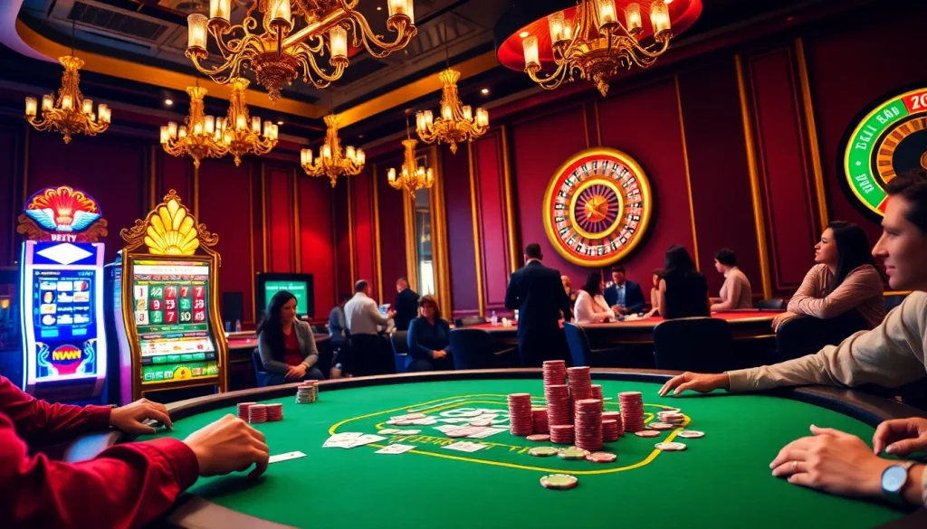 Engaged players at a poker table symbolize excitement at https://whycazino.com/ while winning big.