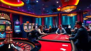 Experience the thrill of winning at jamuslot alternatif with players engaged in exciting casino games.