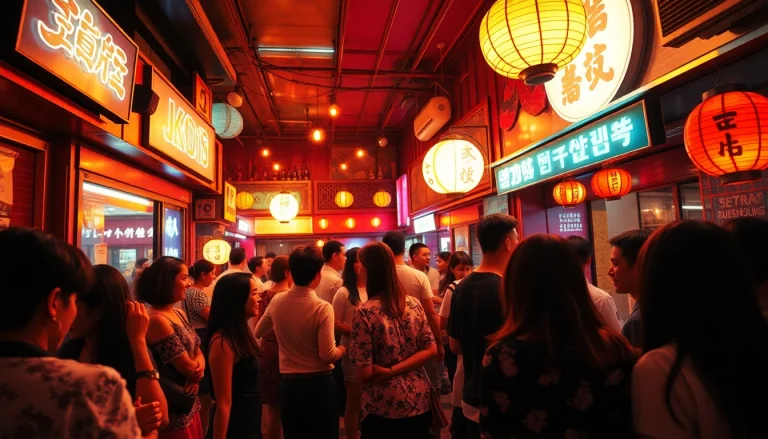 노래방과 셔츠룸 같은 제주도유흥 경험을 보여주는 활기찬 야경