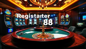 Engaging with gaming excitement while registering on QQ88 casino.