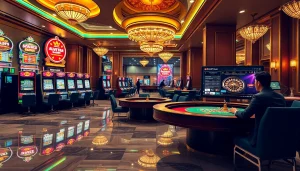 Experience the thrill of online gambling at af88.com with luxurious casino elements.